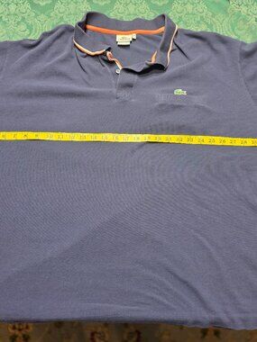 Lacoste 12r / 6XL 100% Cotton Polo Shirt - Made in Peru (Dark Blue)